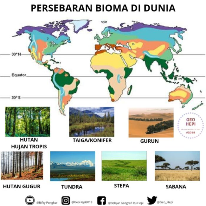 indonesia berada di wilayah tropis yang memiliki ciri berikut yaitu